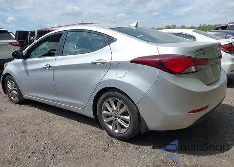 2016 Hyundai Elantra Se from USA, damaged, VIN KMHDH4AEXGU487900